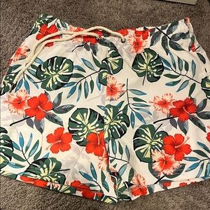 Floral Print Swim Shorts